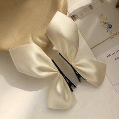 2pcs Girls Sweet Bow Hair Clip Hair Accessories Sets