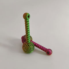 2pcs Gradient Decompression Rotating Mallet Office Adult Toy