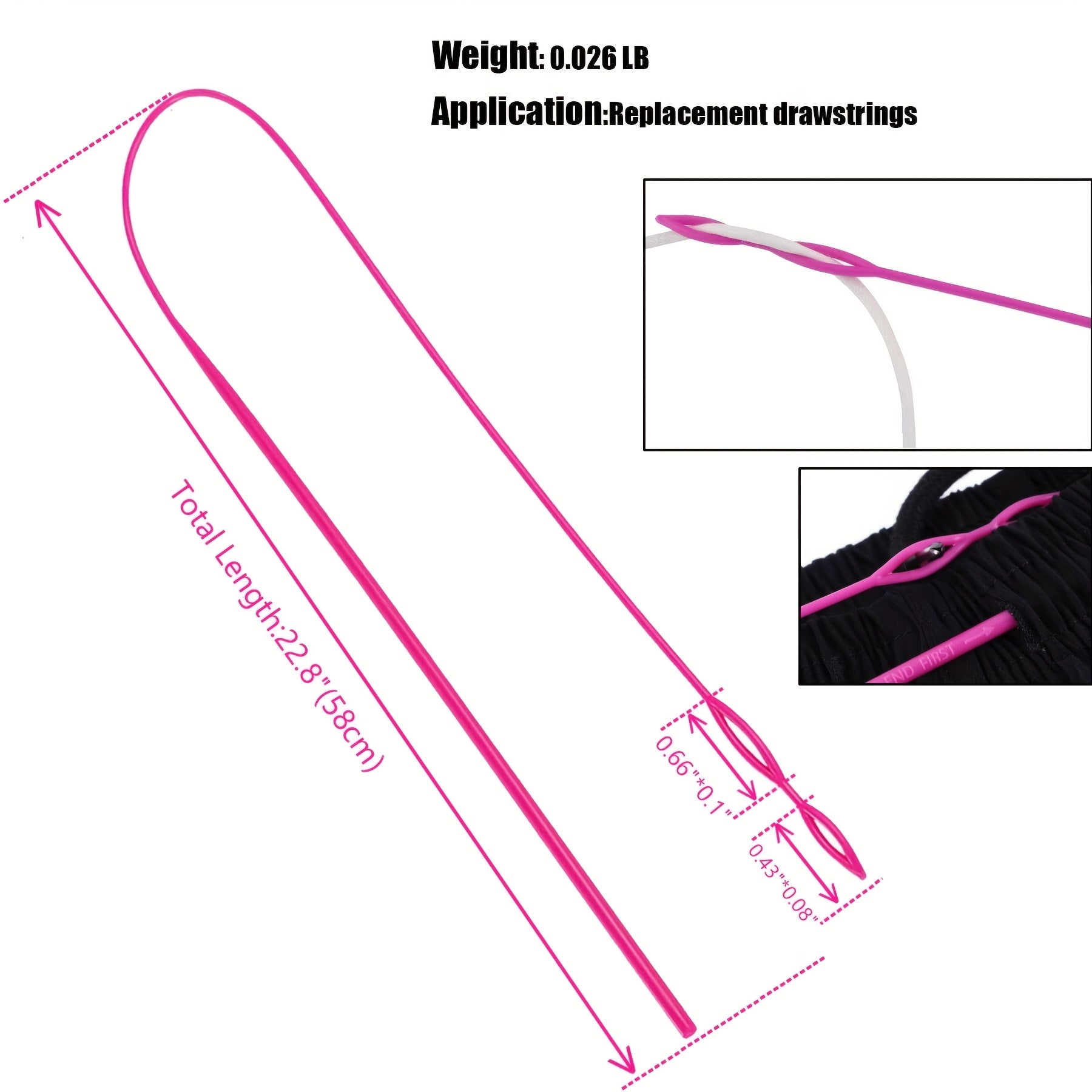 4pcs Drawstring Replacement Hoodie String Cord Shorts Drawstrings 54cm Long