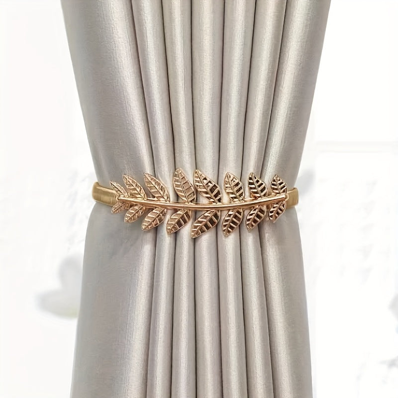 1pc Curtain Rope Curtain Tiebacks Metal Buckle Ring Creative Curtain Holder