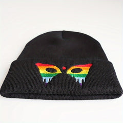 Butterfly Embroidered Beanie Hat Skull Cap Coldproof Knit Hats