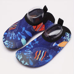 Boy's Cartoon Fish Water Shoes Quick Dry Lightweight Soft Water Socks
