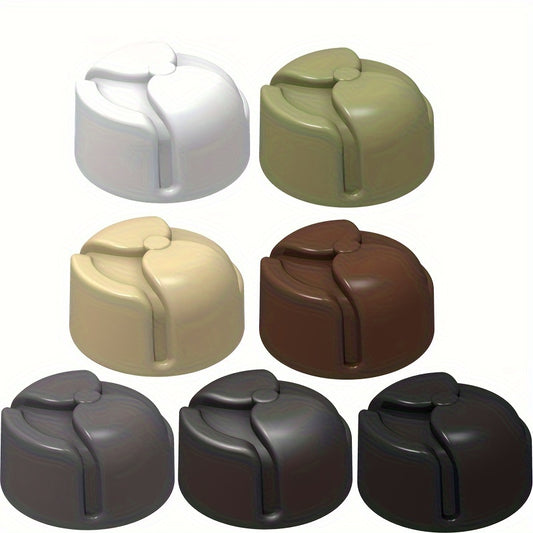 7pcs Mini Building Block Character Winter Hat DIY Toys