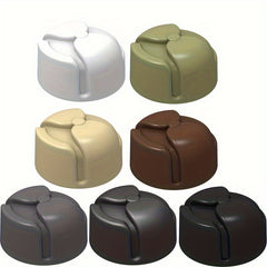 7pcs Mini Building Block Character Winter Hat DIY Toys