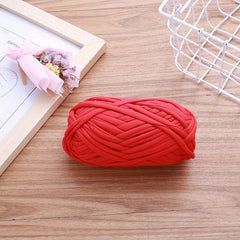2pcs T-shirt Yarn High Elastic Fabric Soft Colored Yarn for DIY Crafts