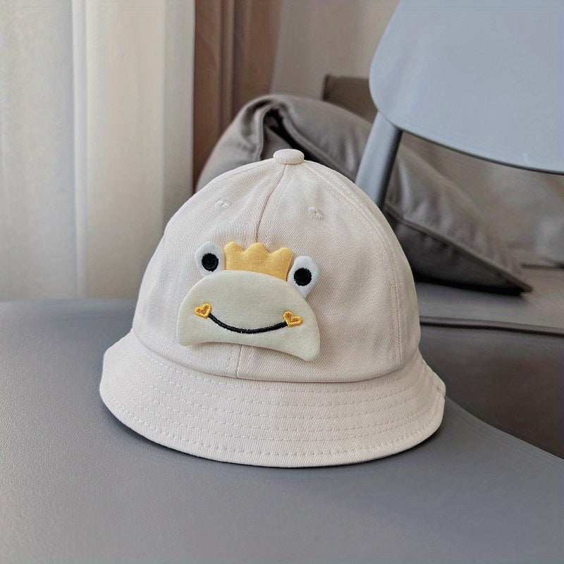 Kids Cartoon Wide Brim Fisherman Hat for Boys and Girls