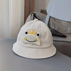 Kids Cartoon Wide Brim Fisherman Hat for Boys and Girls