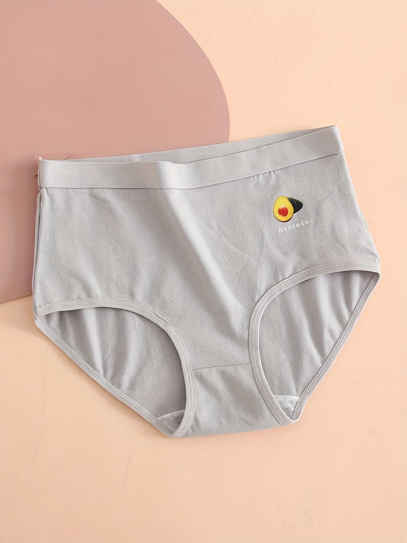 5pcs Cartoon Print Briefs Women's Lingerie & Underwear