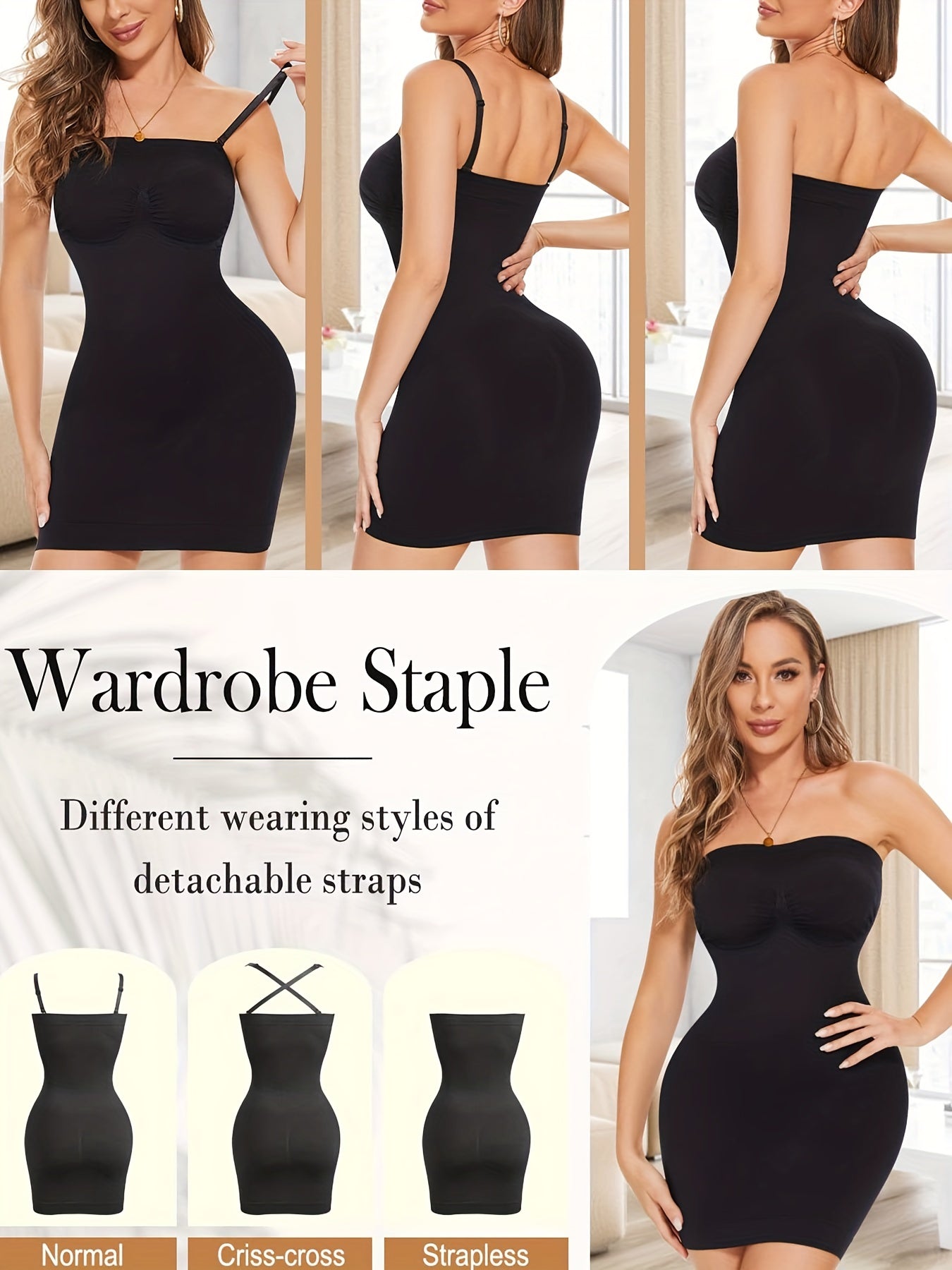 Strapless Dress Tummy Control Slimming Body Shaper Women's Underwear