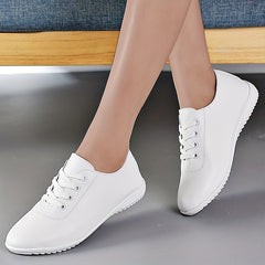 Women's Lightweight Lace Up Sneakers Anti-skid Shoes