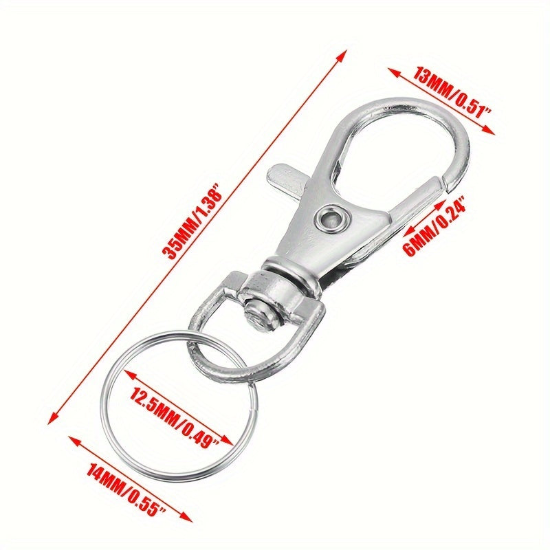 20pcs Keychain Keyring for Outdoor Camping Fishing