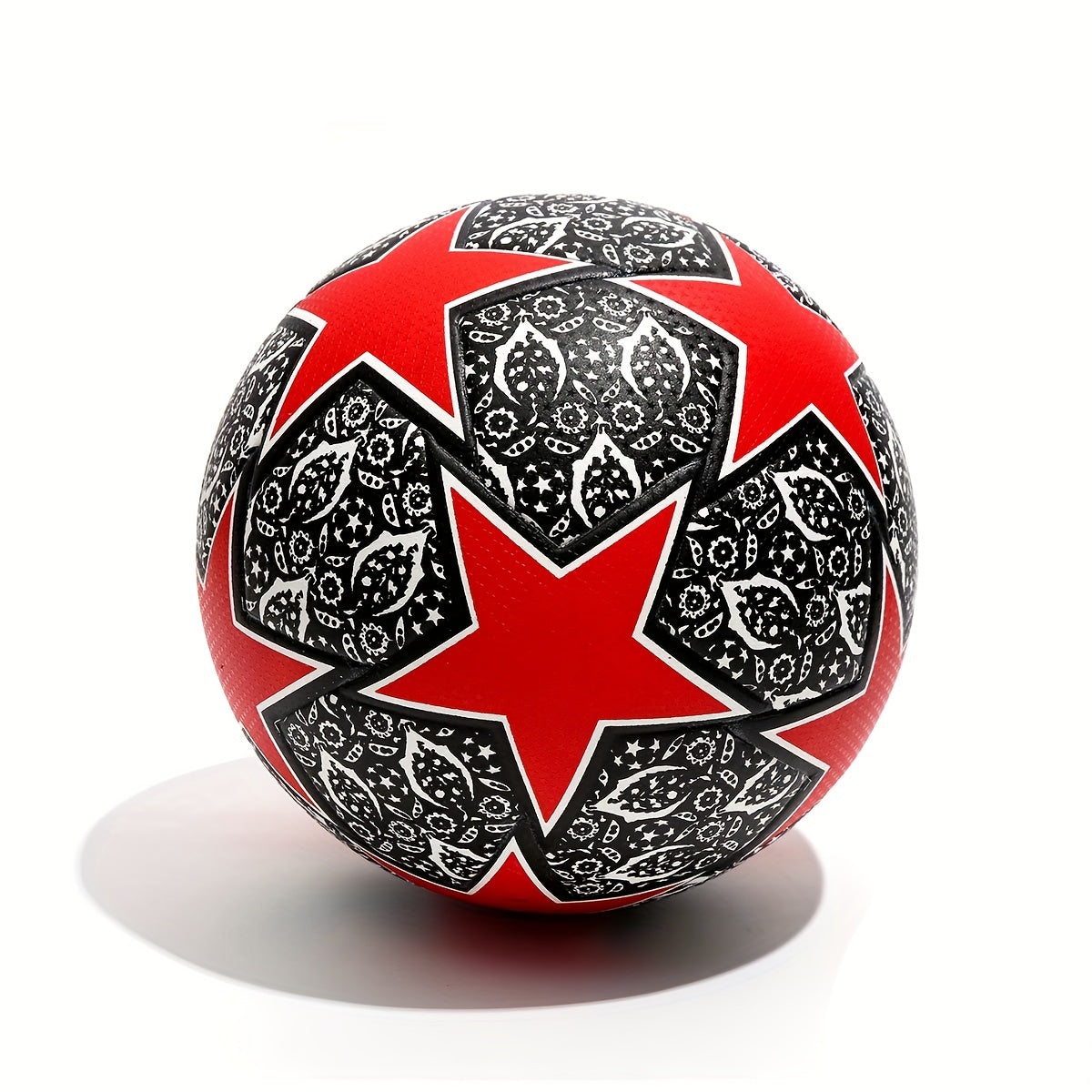 Size 5 Soccer Ball Training Competition Pu Leather Football With Needle