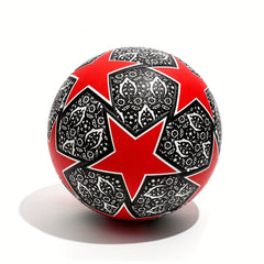 Size 5 Soccer Ball Training Competition Pu Leather Football With Needle