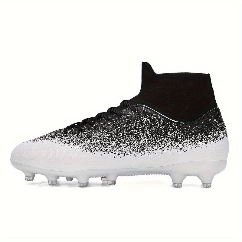 Men's High Top Non Slip AG Football Cleat Professional Soccer Shoes