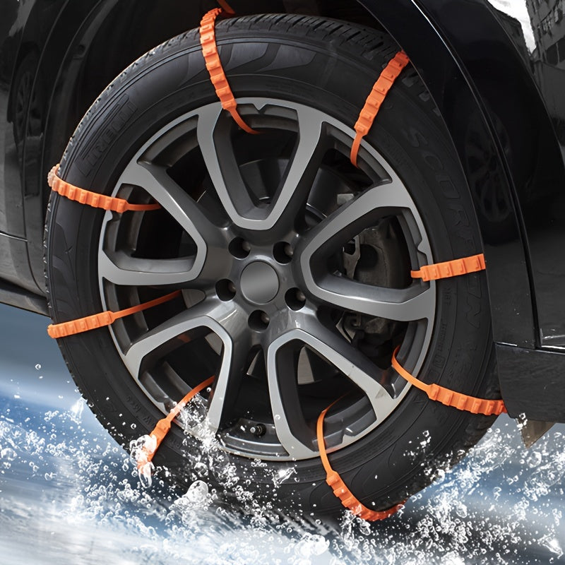 10pcs Snow Anti-Skid Tire Chains Safety Chains Car Accessories