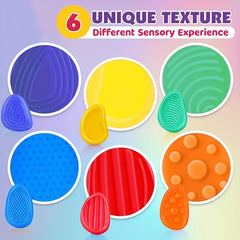 Soft Silicone Relax Stones Sensory Fidget Toys Halloween Christmas Winter