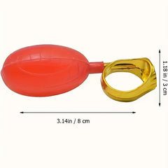 Adult Water Spray Ring Toy Red & Golden Prank Prop Noise Making Mechanism