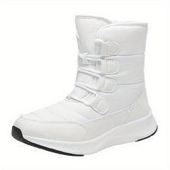 Plush Lined Waterproof Snow Boots for Fall Winter