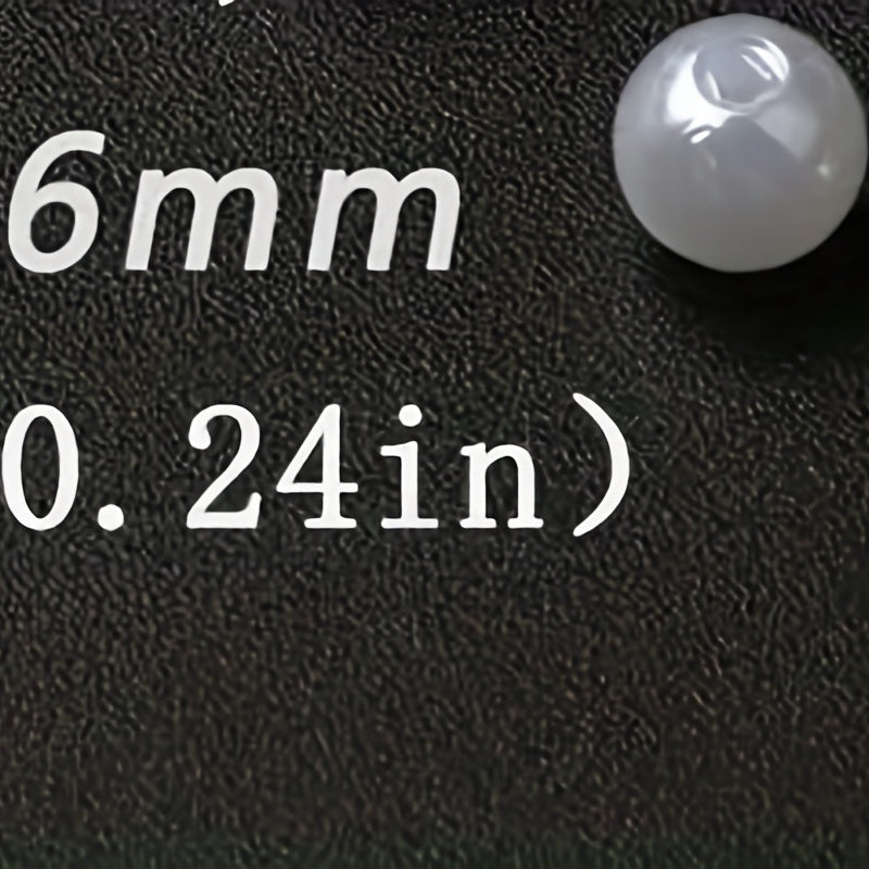 2000pcs Gorgeous & Beige Pearl Beads 6 8 10 12mm DIY Bracelet Necklace Hairpin