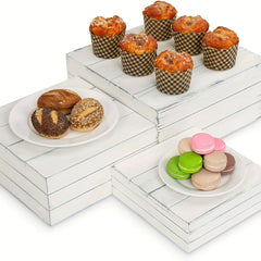 Wedding Cake Tray Wooden Display Tray Home Decor Christmas Gift