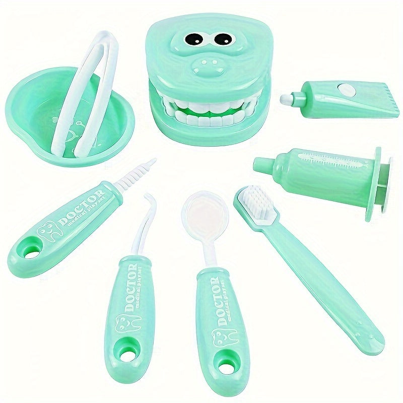 Kid's Dental Examination Playhouse Toy - Role Playing Tooth Doctor Set