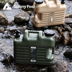 SunnyFeel Portable 17L Water Container w/ Faucet for Camping