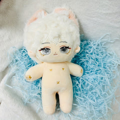 Anime Doll with Glasses & Headband Soft Polyester Material