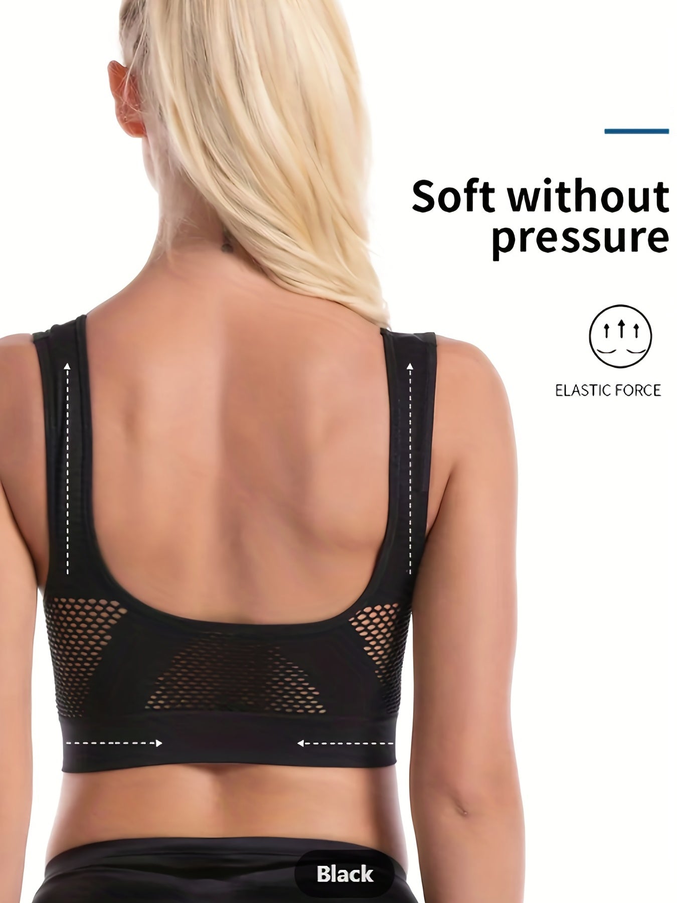 4pcs Breathable Cut Out Sports Bras Workout Tank Bra
