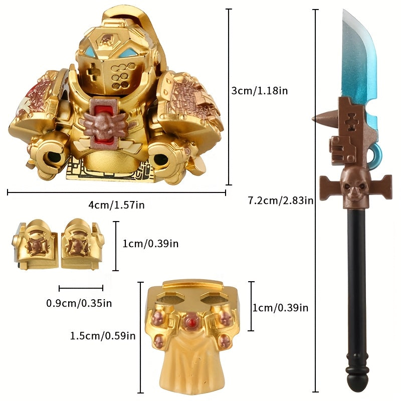 MOC Armory Accessories Set for 1:77 Inch Action Figures ABS Material