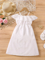 Girls Lace Off Shoulder Jumpsuit for Summer Holiday Party