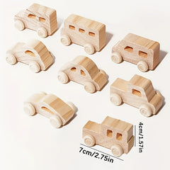 Wooden Car Truck DIY Graffiti Set - Creative Craft Kit