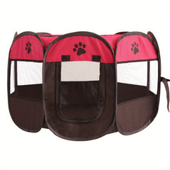 Portable Outdoor Pet Tent Foldable Cat Bed and Playpen