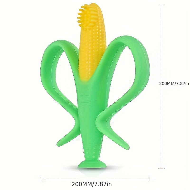 Silicone Corn Teether Toothbrush Baby Teething Toy