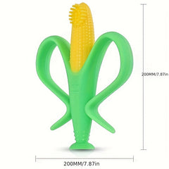 Silicone Corn Teether Toothbrush Baby Teething Toy