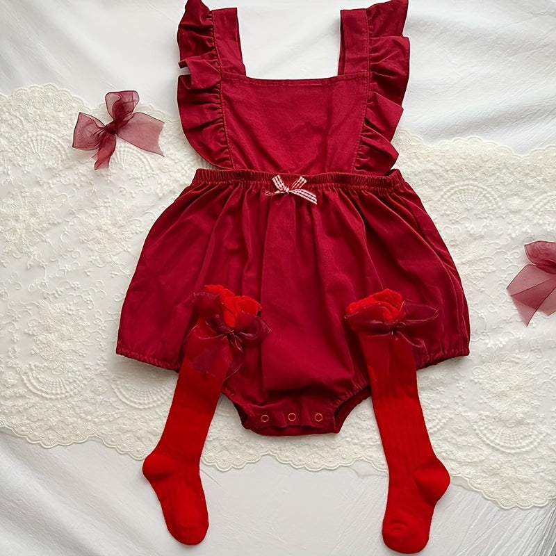 Kids Anti-Mosquito Princess Bow Over-the-Knee Socks