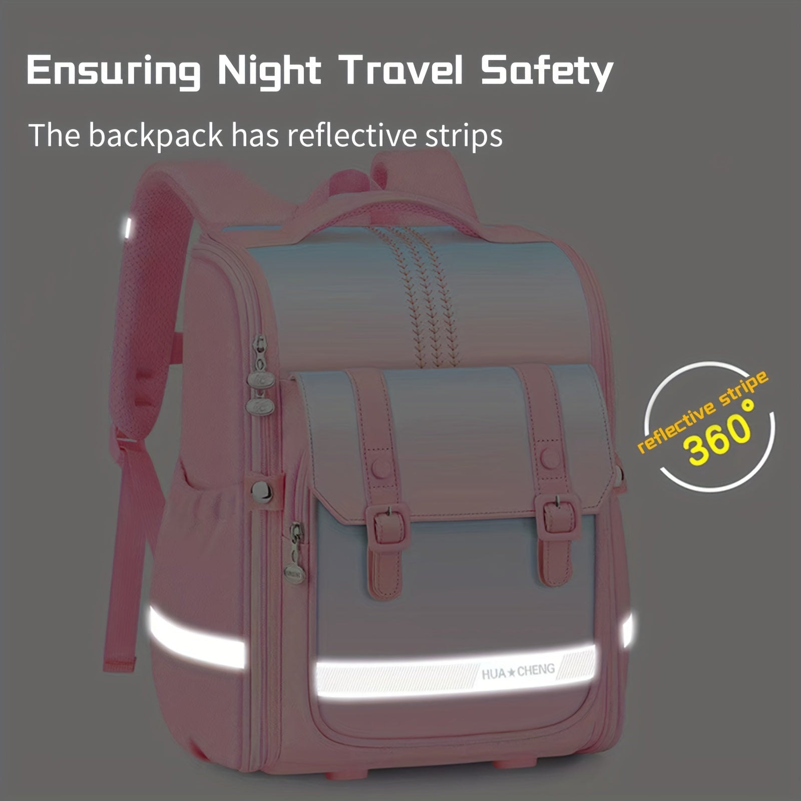 Lightweight School Bag Large Capacity Spine Protection Backpack