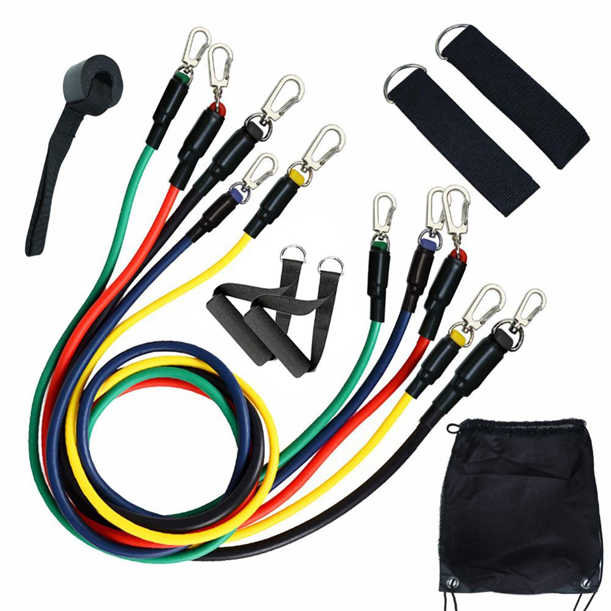 Portable 50LBS Resistance Bands for Gym Workouts