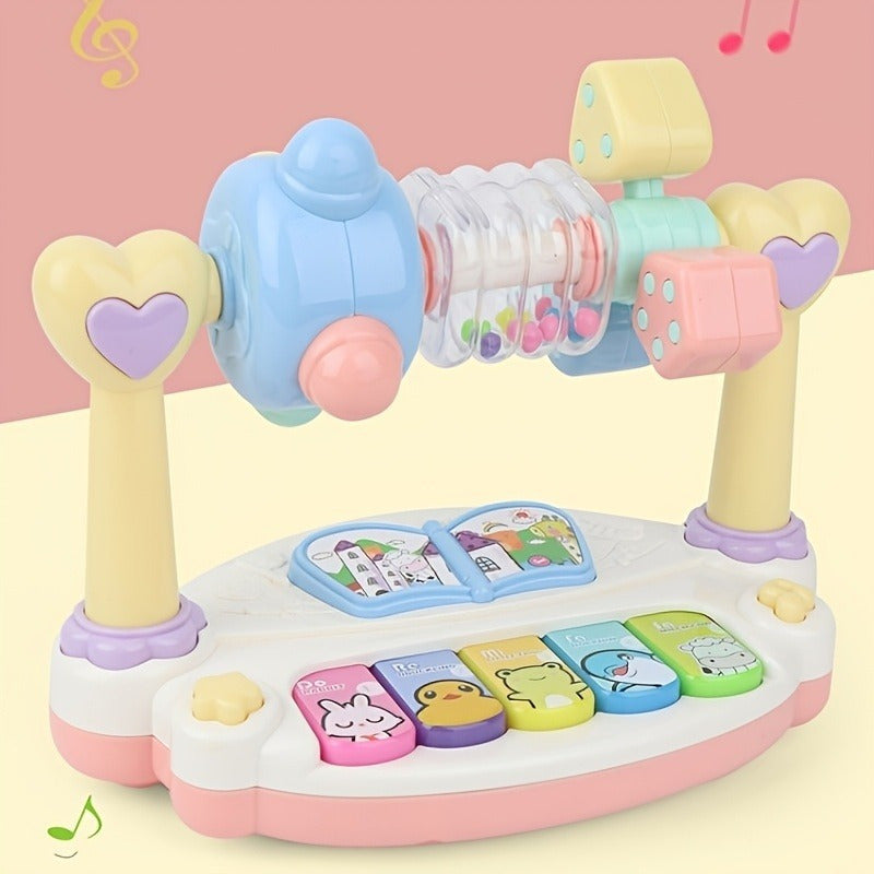 Puzzle Baby Piano with Rotating Music Function