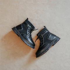 Girls Lace Up High Socks Boots Soft Sole Anti Slip Shoes