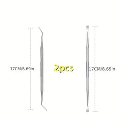 2pc Pets Teeth Cleaning Tools Double Sided Dogs Cats Tartar Remover Dental Stone