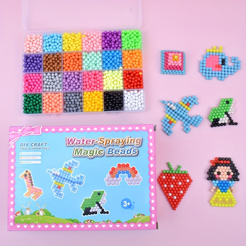 Water Mist Magic Beads Educational Toys DIY Puzzle