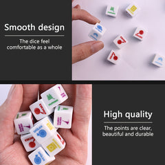 5pcs Fun Dice Game Set For Parties - Ideal for Multiplayer Game