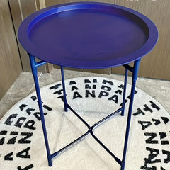 Chevron Foldable End Table Portable Coffee Table for Household Camping