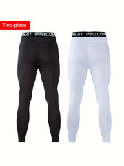 Men's Compression Pants Quick Dry Base Layer for Sports Gym Running