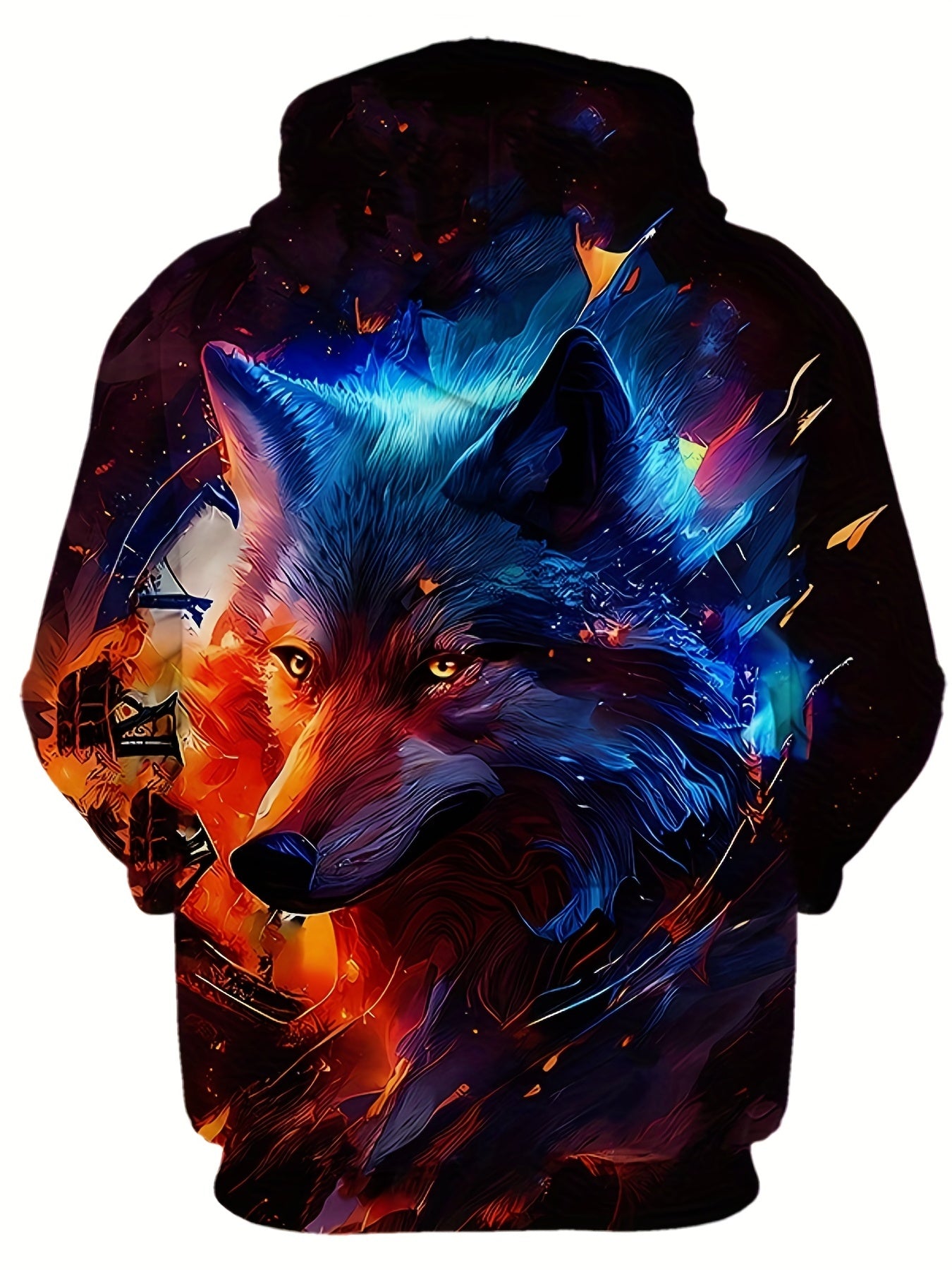 Wolf 3D Print Boys Hoodie Spring Fall Kids Sweatshirt