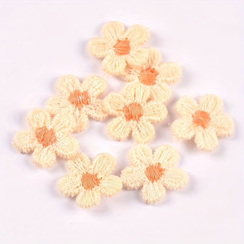 20pcs Mixed Lace Flowers Sewing DIY Wedding Home Decoration Jute Ribbon