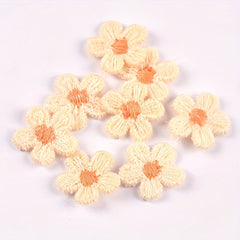 20pcs Mixed Lace Flowers Sewing DIY Wedding Home Decoration Jute Ribbon