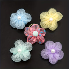 10pcs Flower Bow Hair Clips Hairpin Headwear Hair Accessories Children's Gift