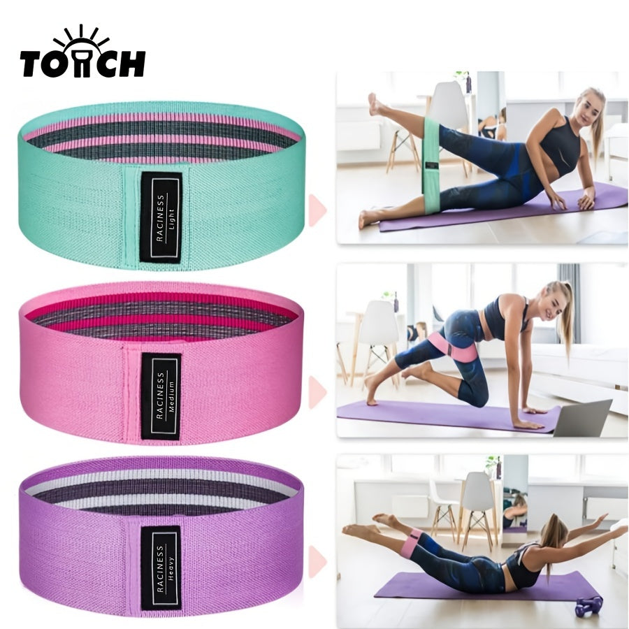 Fabric Resistance Bands for Hip Circles Squats Fitness Workout