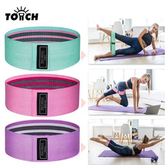 Fabric Resistance Bands for Hip Circles Squats Fitness Workout